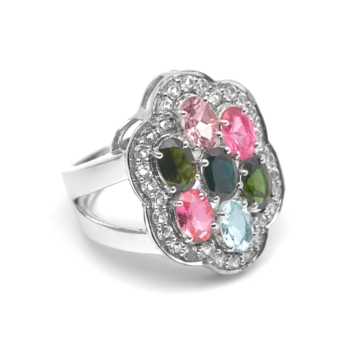 Bague tourmaline argent Mariaska II